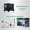 DuroMax 28,000 Watt Tri Fuel Portable Inverter Generator w/ CO Alert