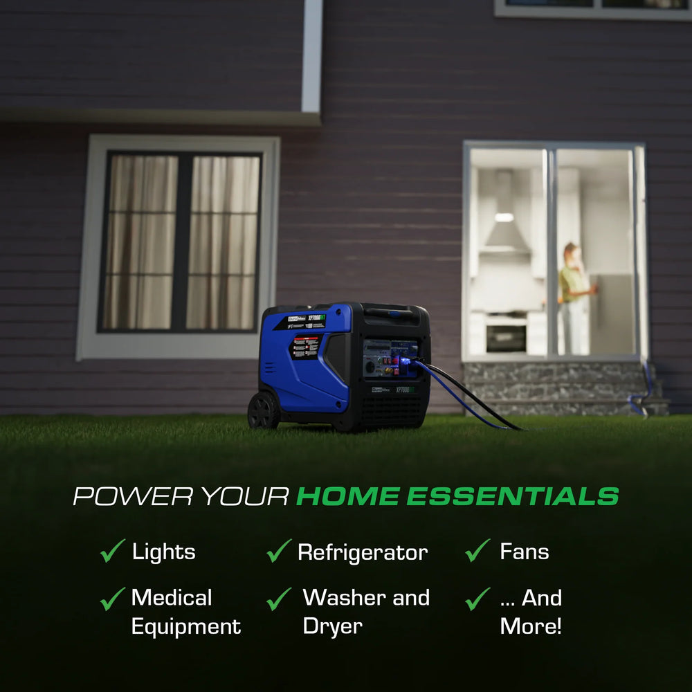 DuroMax XP7000iHT 5500W/7000W Tri Fuel Generator Gas Propane NG Remote Start Inverter CO Alert New