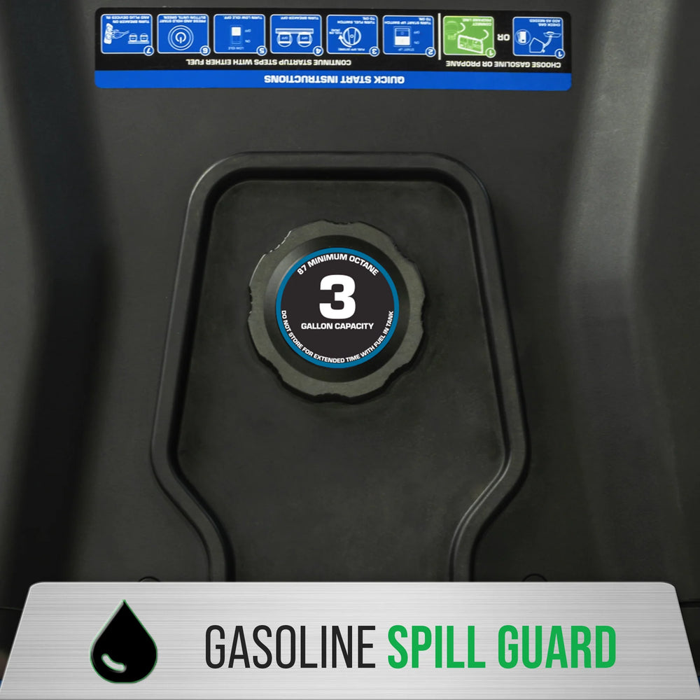 DuroMax XP7000iH 5500W/7000W Dual Fuel Generator Gas Propane Remote Start Inverter CO Alert New