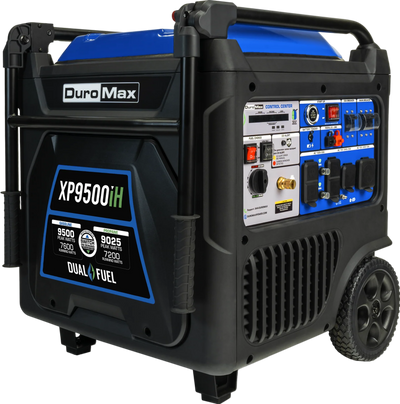 DuroMax XP9500iH 7600W/9500W Dual Fuel Generator Gas Propane Remote Start Inverter CO Alert New
