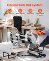 Vevor Sliding Compound Miter Saw 10" 15A Dual Bevel with LED Guide 60-Tooth Blade New