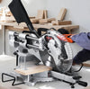 Vevor Sliding Compound Miter Saw 12" 15A Dual Bevel LED Guide 60-Tooth Blade New