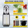 Vevor Slushy Machine 0.8 Gal. 3 L 1 Tank Commercial Frozen Drink Maker 330W Black New