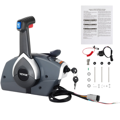 Vevor 5006180 Outboard Boat Throttle Side Mount Remote Control Box For Johnson/Evinrude New
