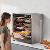 Vevor Hot Box Food Warmer 5 Shelves 850W 360° Air Circulation with Water Tray New