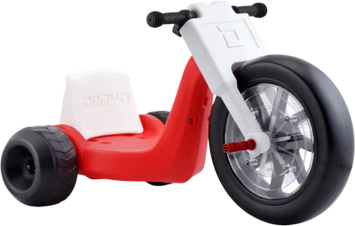 Droyd Romper Electric Trike for Kids 24V 2Ah Lithium Ion 50W Brushed 3 Miles 6 MPH Red New