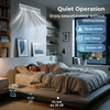 Concealed ducted mini split AC with quiet operation, sleep mode, and 24-hour timer for optimal comfort in any space.