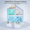 X-Pro 18000 BTU 2 Zone 24 SEER2 Concealed Ducted Mini Split AC-12K + 12K - Gallery View 1 of 10