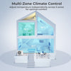X-Pro 35000 BTU 3 Zone 22.5 SEER2 Concealed Ducted Mini Split AC-9K + 9K + 18K - Gallery View 1 of 10
