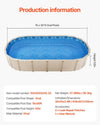 Vevor 15' x 30' Oval Pool Liner 52" Wall Height Unibead Vinyl Above Ground New