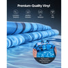 Vevor 18' x 33' Oval Pool Liner 54" Wall Height Overlap Vinyl Above Ground New
