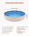 Vevor 30' Round Pool Liner 52" Wall Height Unibead Vinyl Above Ground New