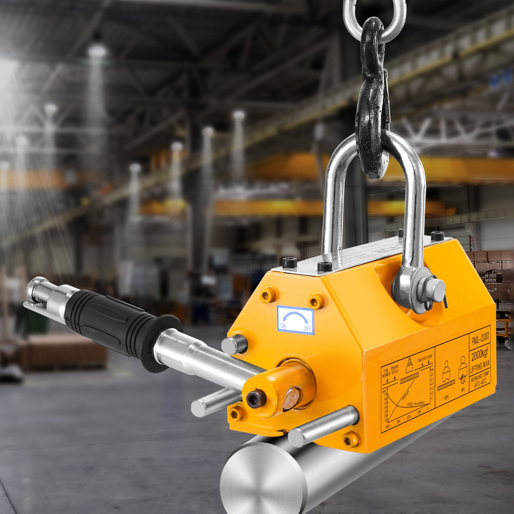 Vevor Magnetic Lifter 4400 Lbs. Pulling Capacity Neodymium and Steel Permanent Lifting Magnet with Release New