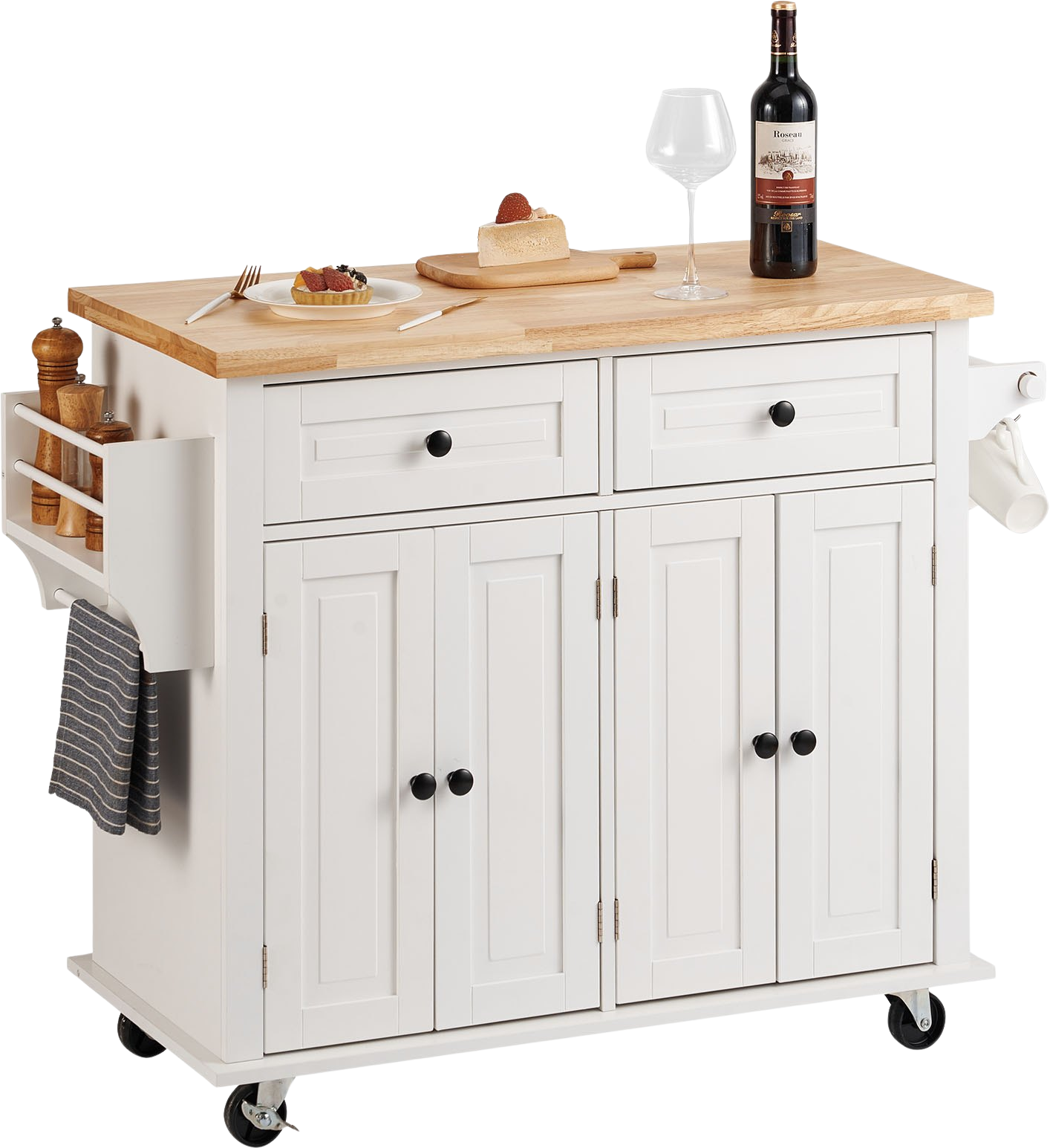 Vevor Kitchen Island Cart 35.4