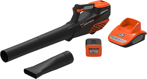 Yard Force YF60VRX Leaf Blower w/ Lithium-Ion Battery and Fast Charger 60V New