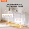 Vevor Acrylic Console Table 38" x 15" x 29" Clear U-Shaped Side Table New