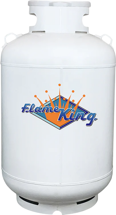 Flame King Propane Cylinder DOT 420 lbs 120 Gal. with Float Gauge and Relief Valve New