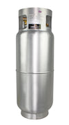 Flame King Forklift Propane Cylinder Aluminum with Gauge 43.5 lbs 9 Gal. Capacity New