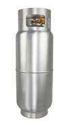 Flame King Forklift Propane Cylinder Aluminum with Gauge 43.5 lbs 9 Gal. Capacity New