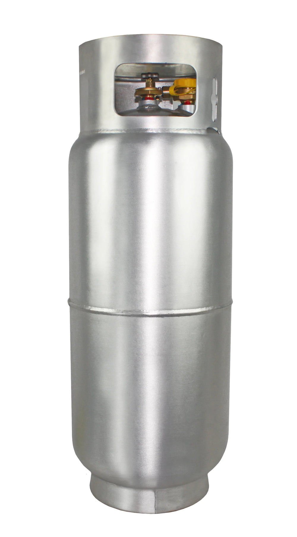 Flame King Forklift Propane Cylinder Aluminum with Gauge 43.5 lbs 9 Gal. Capacity New