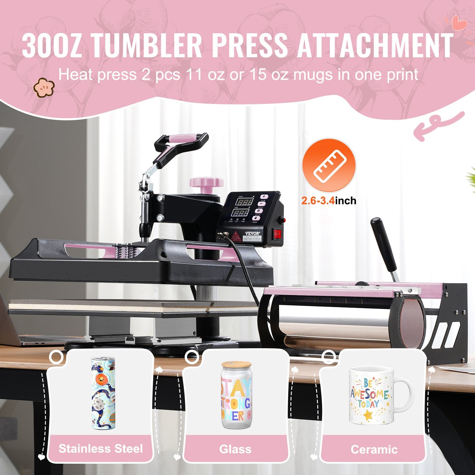 Vevor Heat Press 8-in- 1 Machine 15