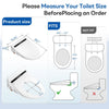 Yulika Smart Toilet Seat Electric Heated Bidet with Air Dryer Soft Close Elongated New