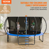 Vevor Trampoline 14' 450 Lbs. Capacity with Enclosure Net and Spring Cover Padding New