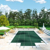 Vevor Pool Safety Cover Fits 16' x 32' Inground Pool Green Mesh Cover with 4' x 8' Center Step New