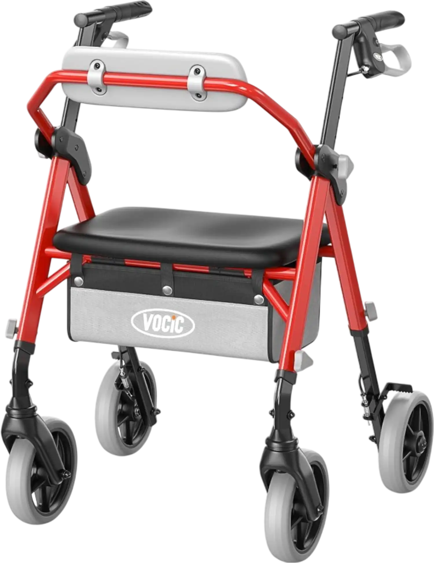 Vocic Z11 X-Way Rollator Walker Lightweight Foldable 380 lb Capacity New