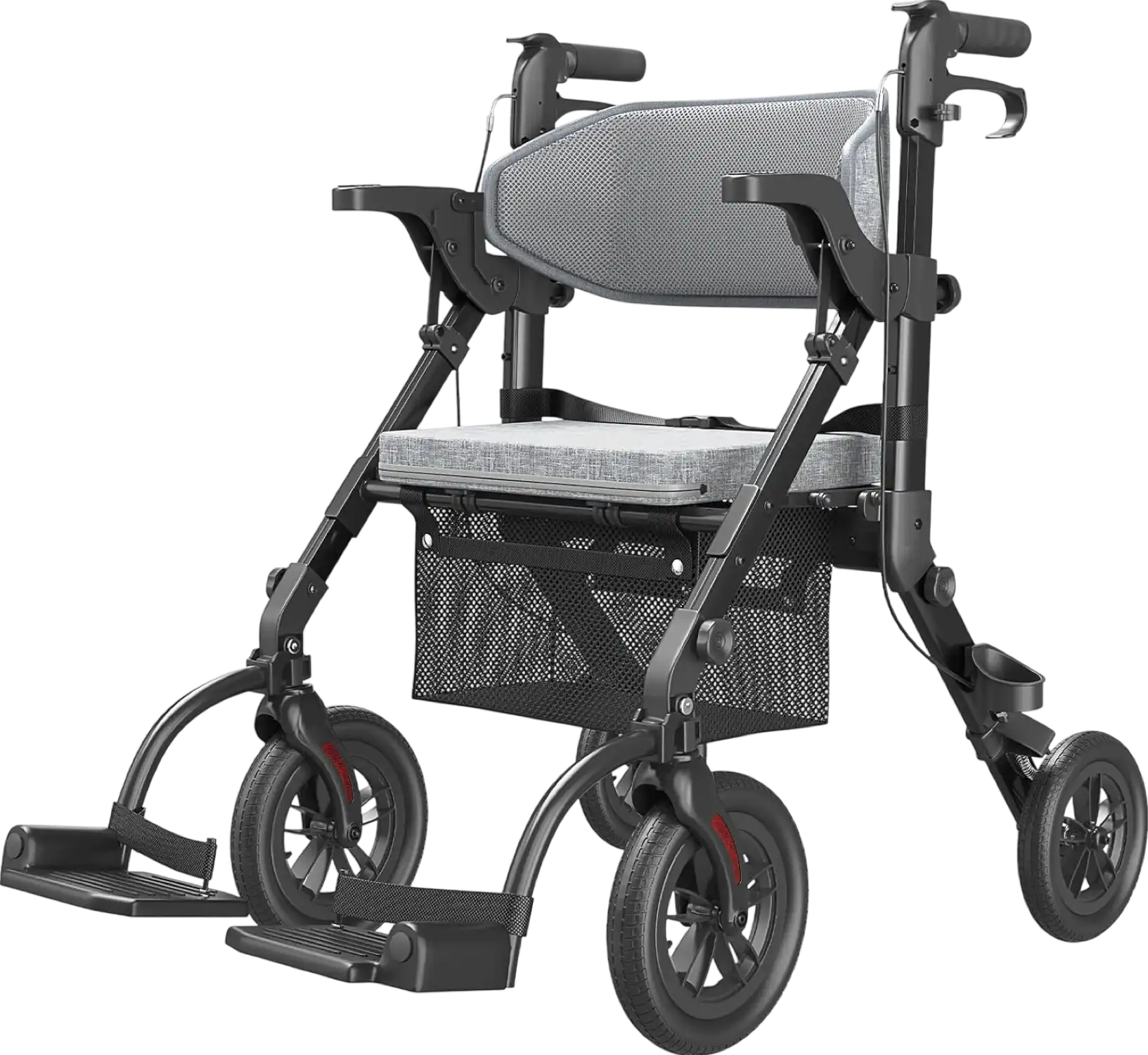 Vocic Z51 2-in-1 Rollator and Transport Chair