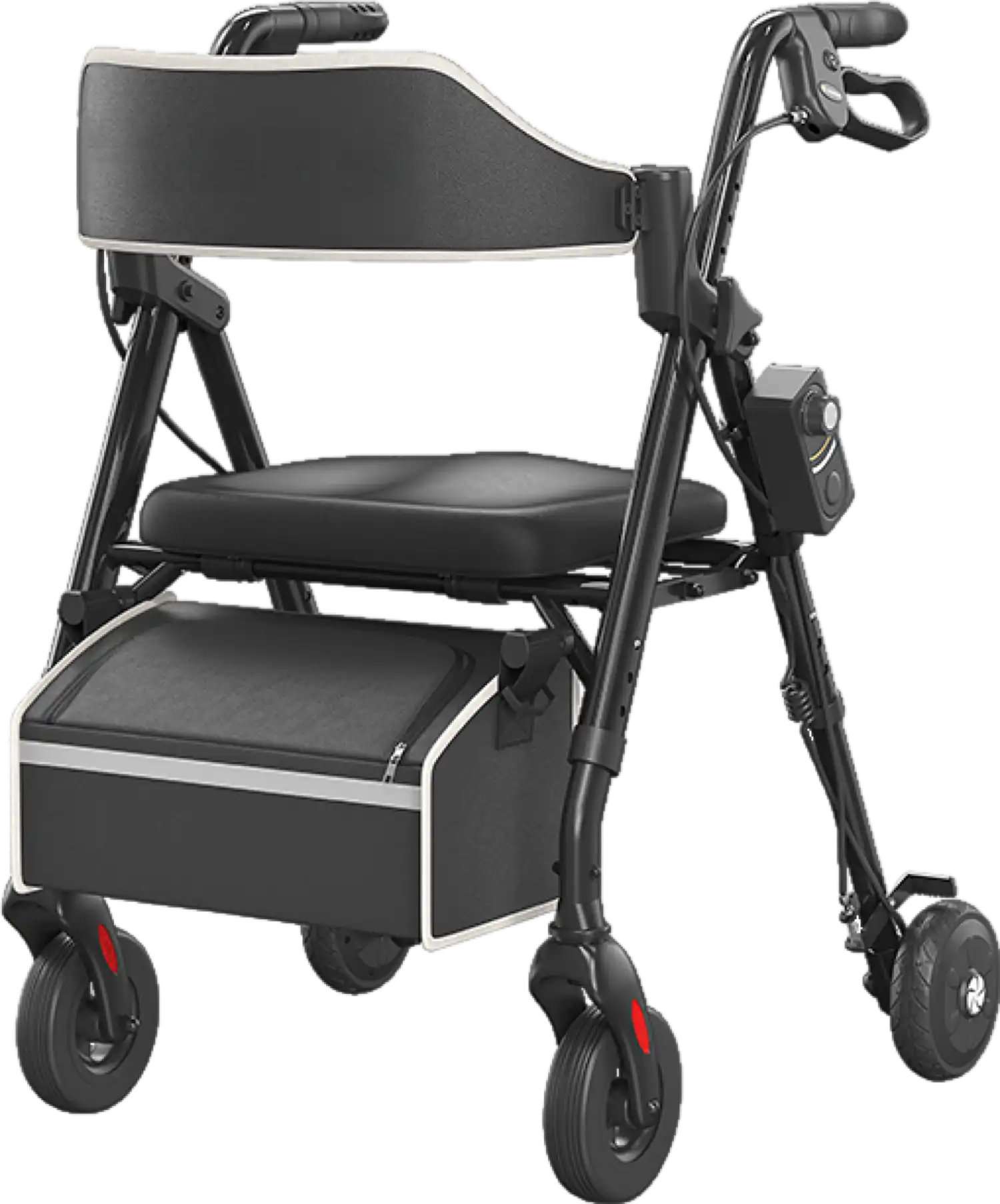 Vocic Z63 Rollator Walker with 3-Level Adjustable Damping Foldable New