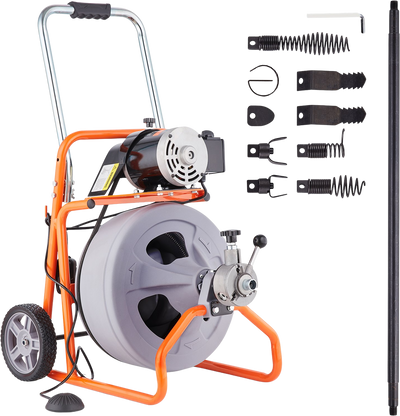 Vevor Drain Cleaner Machine 75' x 1/2