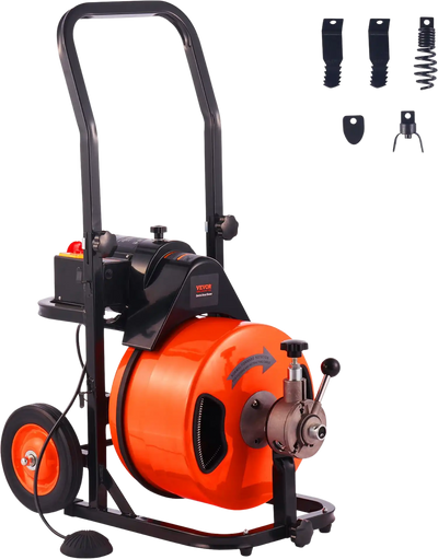 Vevor Drain Cleaner Machine 100' x 1/2