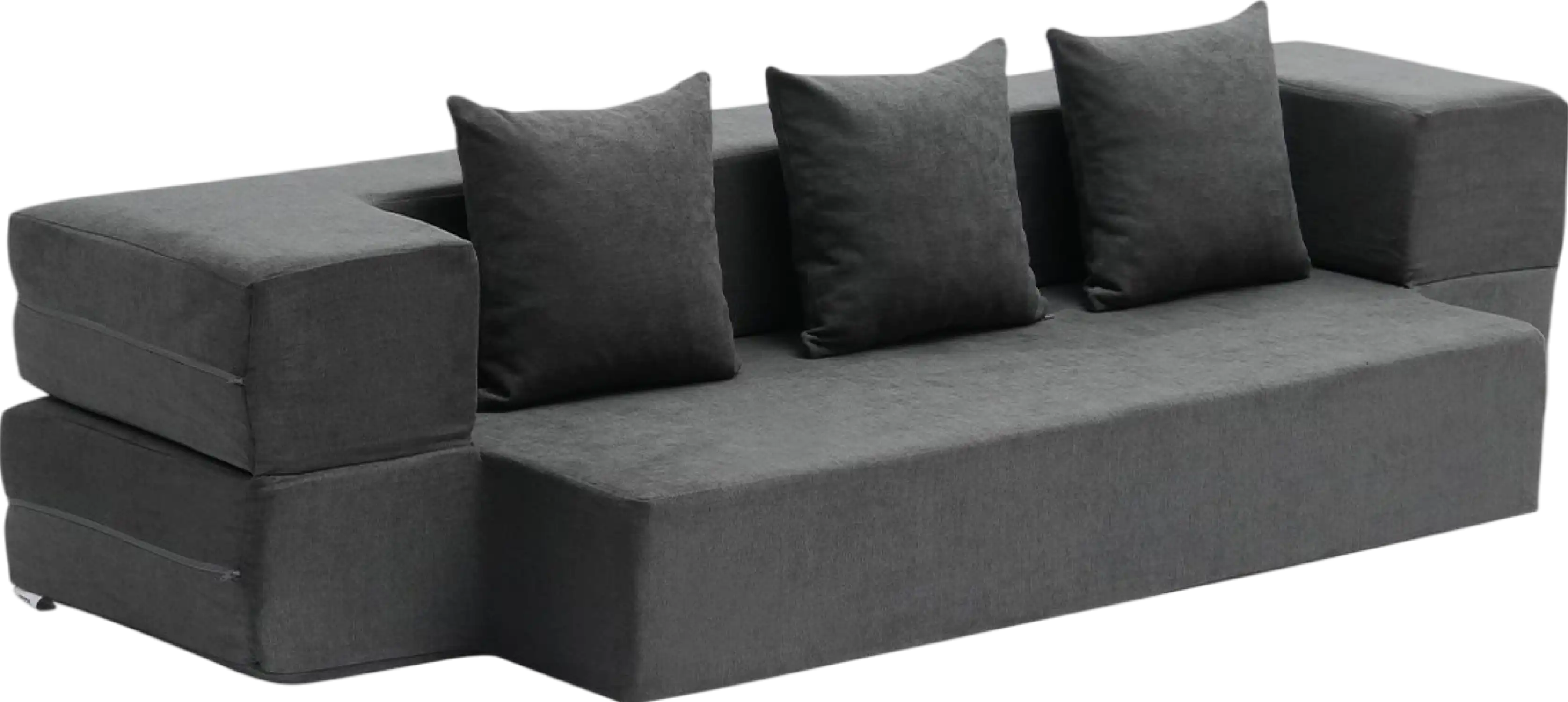 Vevor 3-in-1 Folding Sofa Bed Twin Size Convertible Sleeper with Pillows New