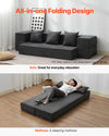 Vevor 3-in-1 Folding Sofa Bed Twin Size Convertible Sleeper with Pillows New