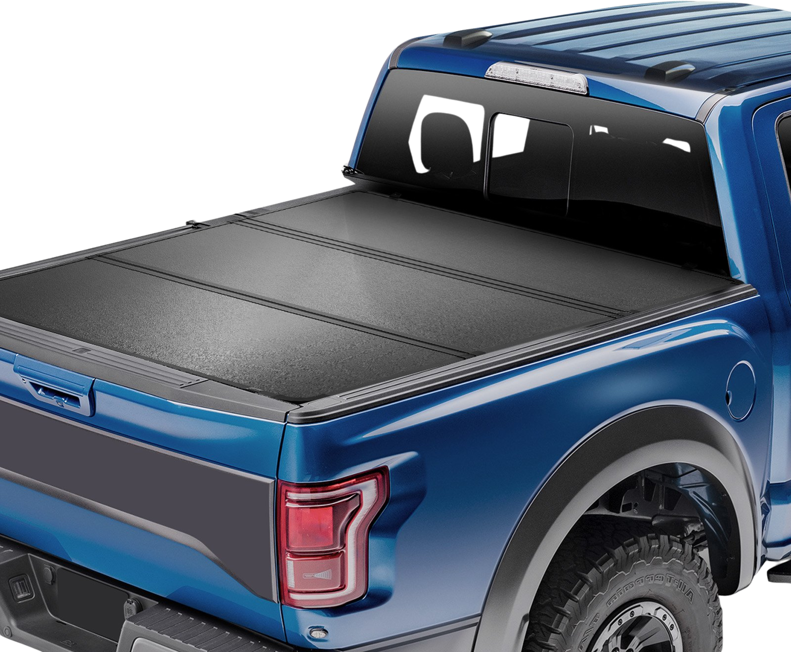 Vevor Tonneau Cover Tri-Fold for 5.5' Truck Bed 2015-2024 Ford F-150 Aluminum Panel Anti-Loose Clamps New