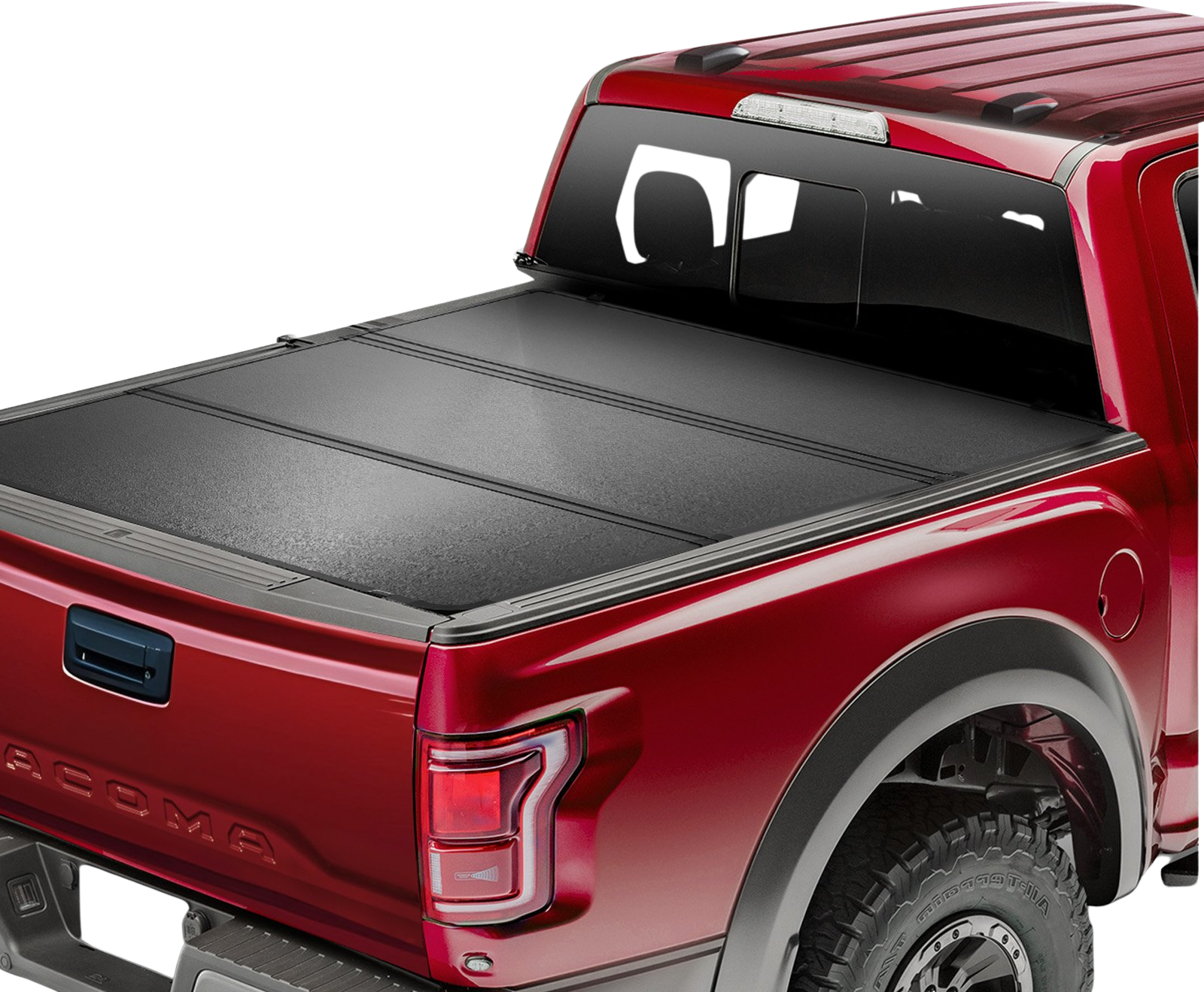 Vevor Tonneau Cover Tri-Fold for 5' Truck Bed 2016-2023 Toyota Tacoma Aluminum Panel Anti-Loose Clamps New