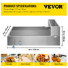 Vevor Evaporator Pan 48" x 24" x 18.9" Stainless Steel Maple Syrup Boiling Kit with Thermometer Divider Pan and Feed Tank New