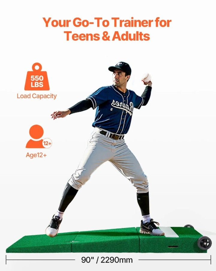 Vevor Portable Pitching Mound 90" Baseball and Softball Training Equipment New