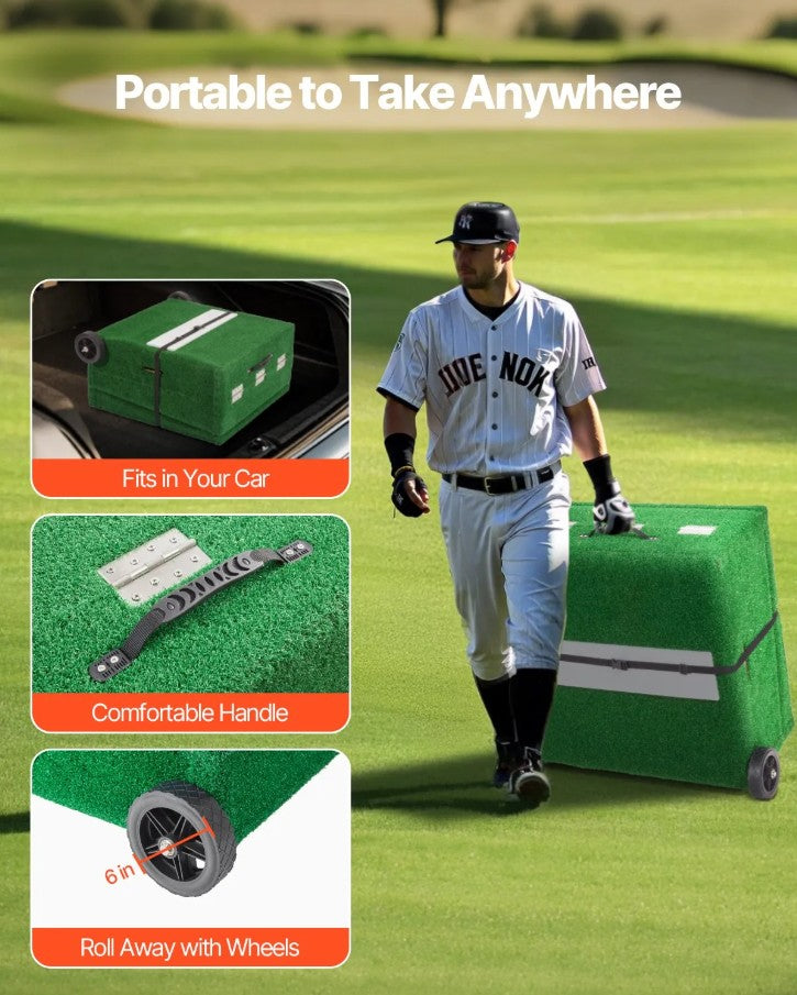 Vevor Portable Pitching Mound 90" Baseball and Softball Training Equipment New