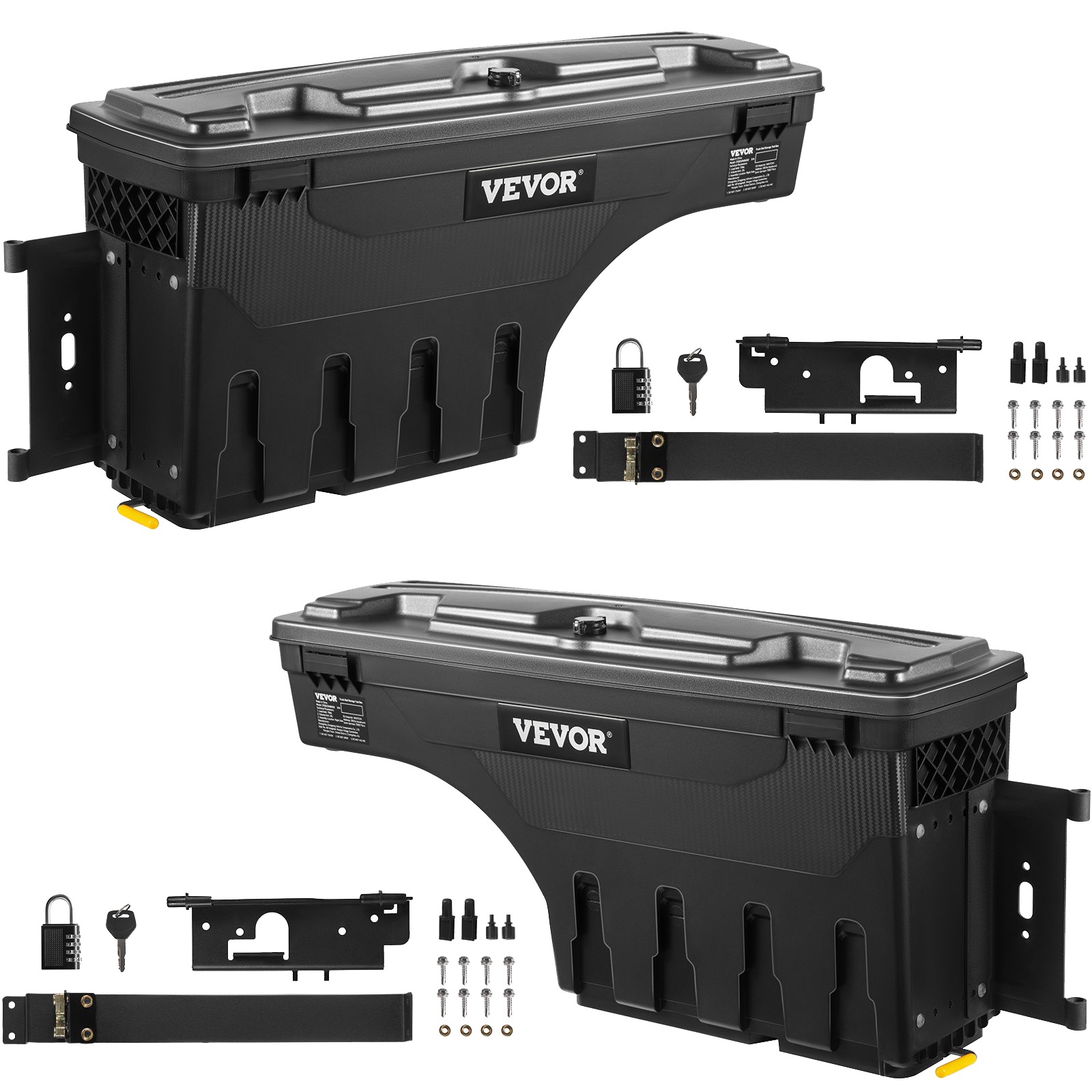 Vevor Truck Tool Box 6.6 Gal Capacity Double-Layered Security Fits 2007-2021 Toyota Tundra Left or Right Mount New