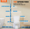 Vevor Upflush Macerating Toilet System with 700W Pump for Basement and Low-Drain Areas New