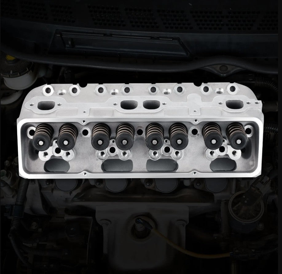 Vevor 2X Aluminum Cylinder Heads for Chevy SBC 327/350/383 190cc CNC Assembled New