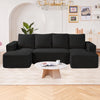 Vevor Modular Sectional Sofa U-Shaped with High Rebound Foam and 1200 Lbs Capacity New