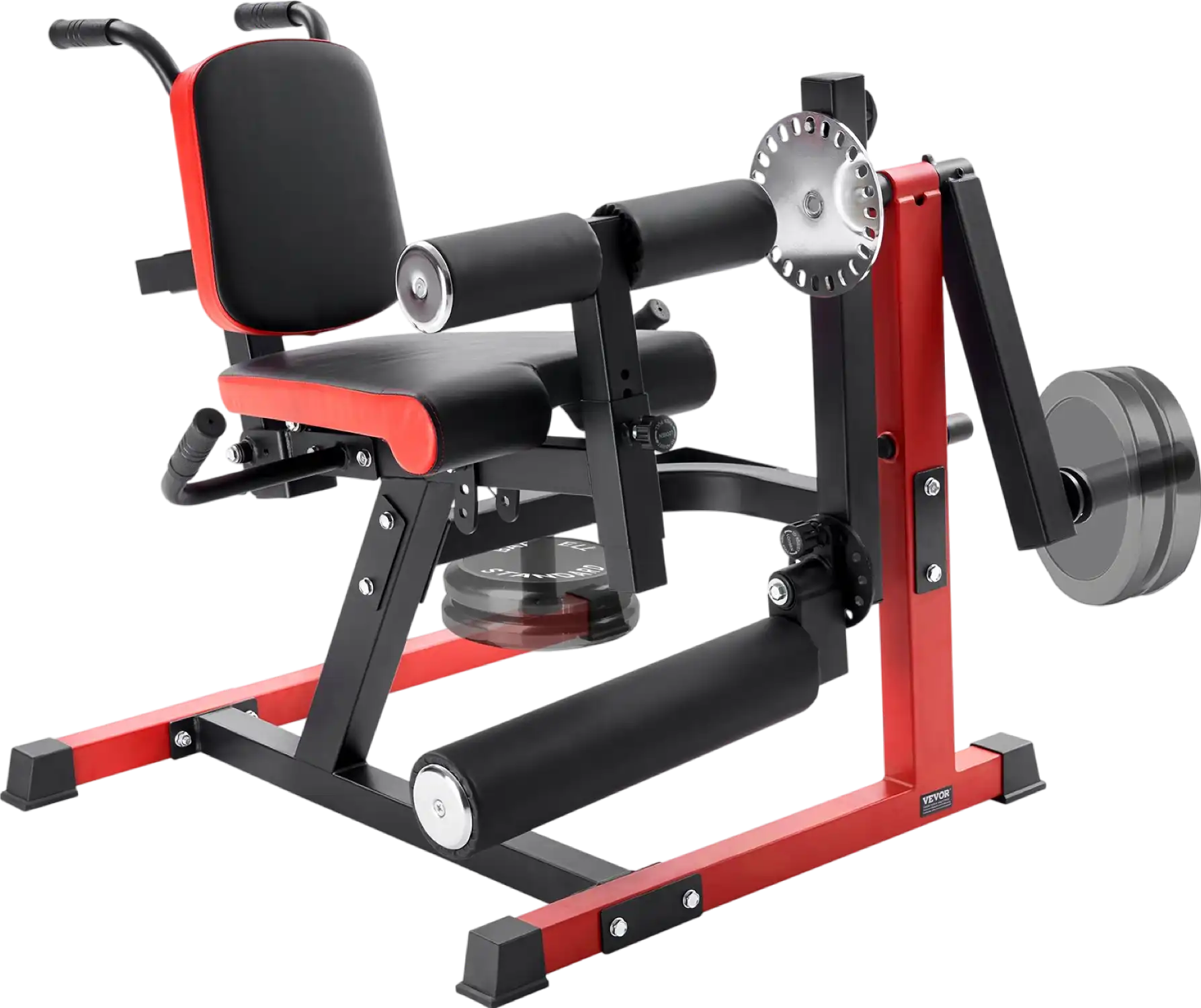 Vevor Leg Extension and Curl Machine 550 Lbs Capacity Adjustable Lower Body Strength Equipment New