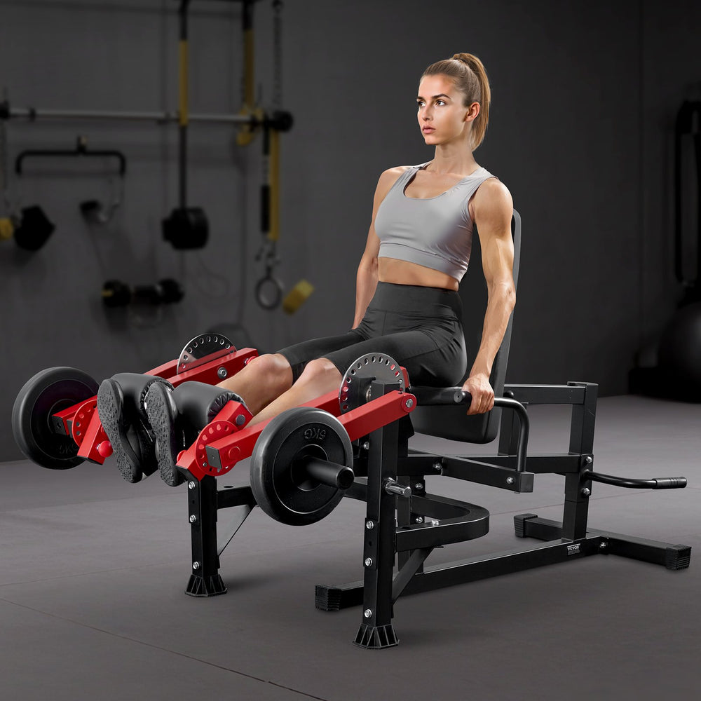 Vevor Leg Extension Curl Machine 700 Lbs Adjustable Seated Workout Bench for Thigh and Hamstring New