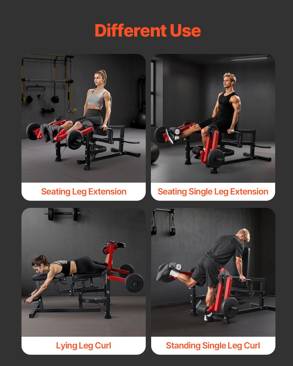 Home Gym Leg Extension And Curl Machine Leg Extension Exercise