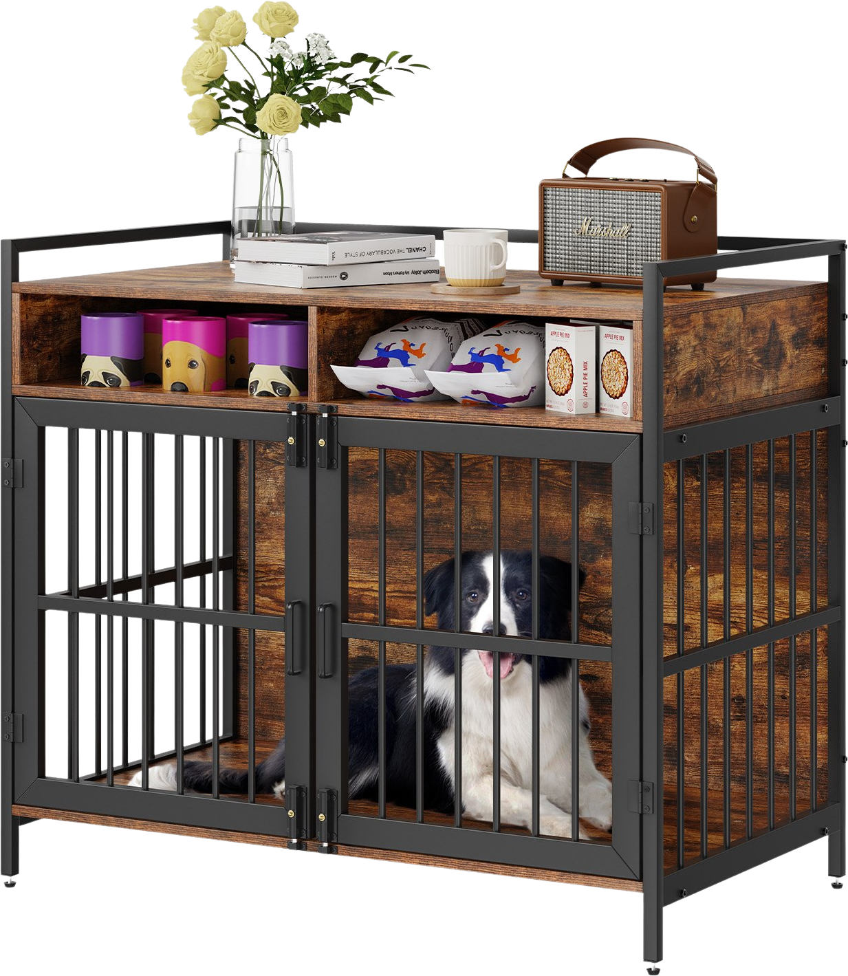 Vevor Furniture Style Dog Crate with Storage 41