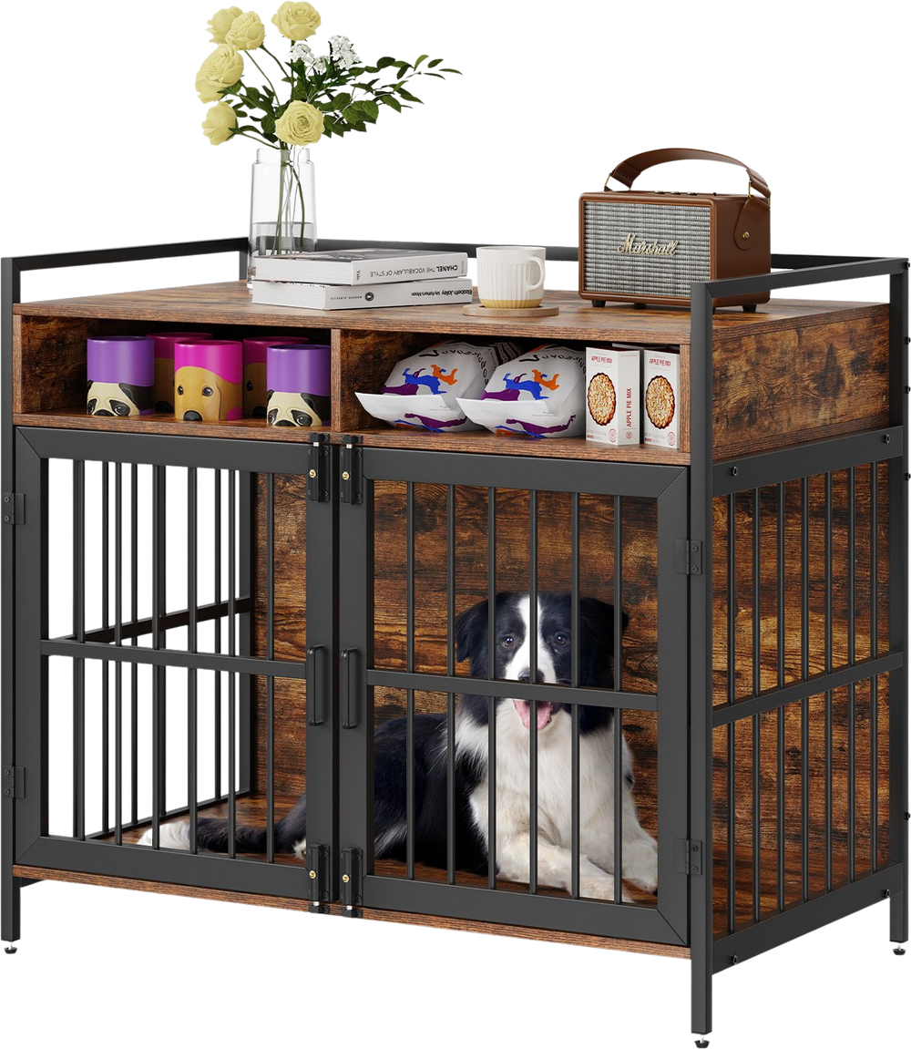 Vevor Furniture Style Dog Crate with Storage 41