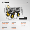 Vevor Garden Cart Heavy Duty Utility Wagon 1400 lbs Capacity 2-in-1 Handle Mesh Removable Sides New